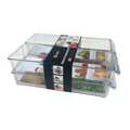 3 Piece fridge storage bin set 