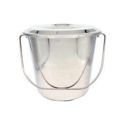 20 Litre stainless steel bucket with lid