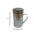 16 Ounce stainless steel shaker with handle