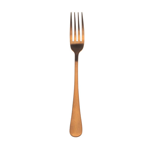 24 Piece copper matt cutlery set