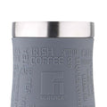 400Ml stainless steel grey travel mug