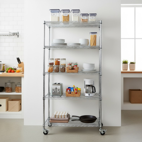 Chrome Storage Shelf
