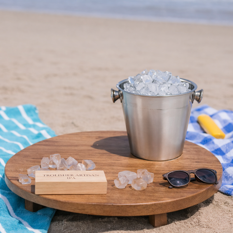 4 Litre Stainless Steel Ice Bucket With Knob