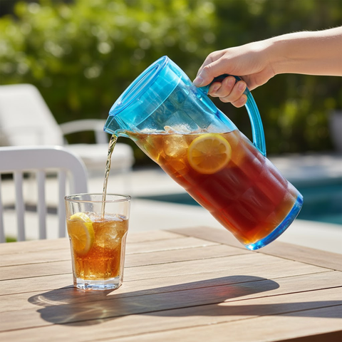 1.6 Litre Blue Aqua Jug