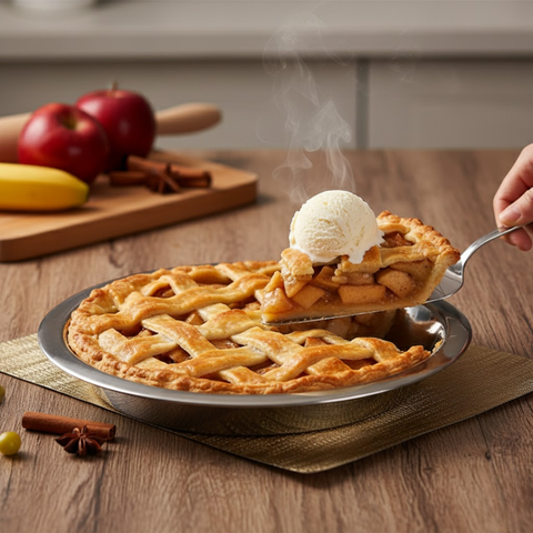 24cm Stainless Steel Shallow Pie Plate