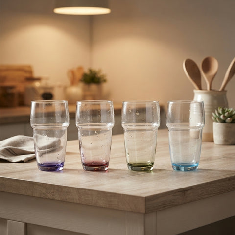 6 Piece 340ml Coral Galata Hi Ball Glass