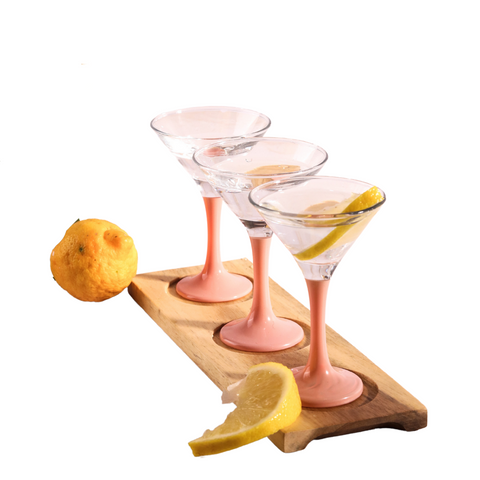 4 Piece small martini glass