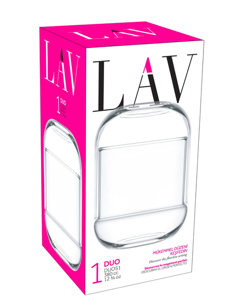380ml Glass Duo Jar