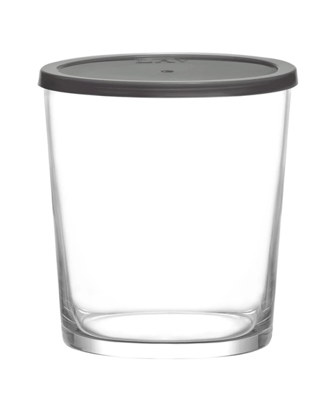 345ml Glass Jar With Grey Lid