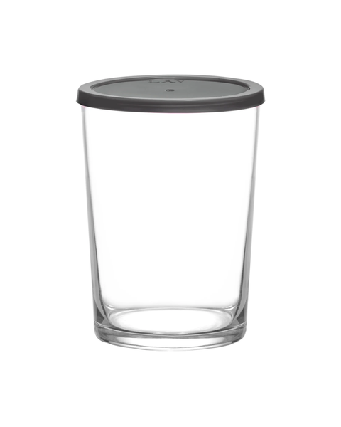 500ml Glass Jar With Grey Lid