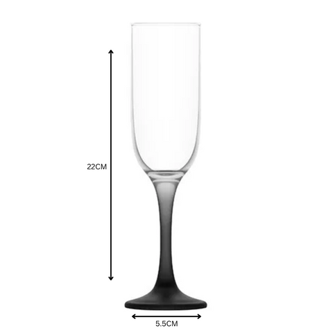 24 Piece 210ml champagne glass