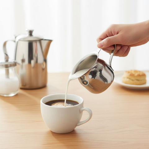 3oz Stainless Steel Belly Creamer