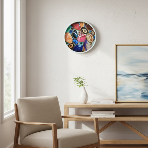 Multi Colour Wall Clock