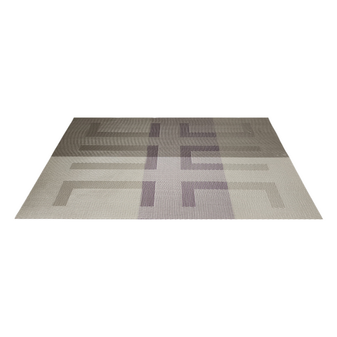 Purple and grey pattern placemat
