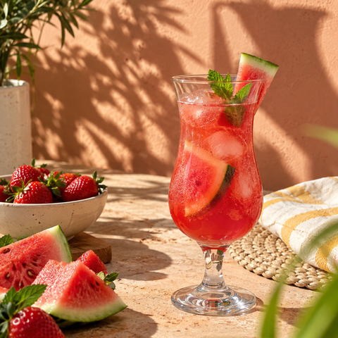 24 Piece 460ml Hurricane Glass