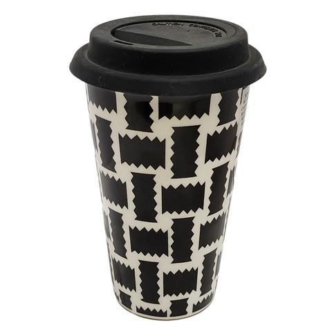 Coffee Mug With Black Block 