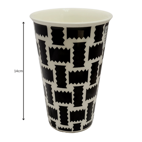 Coffee Mug With Black Block 