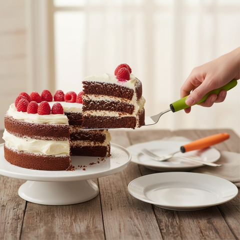Cake Server With Colour Handle