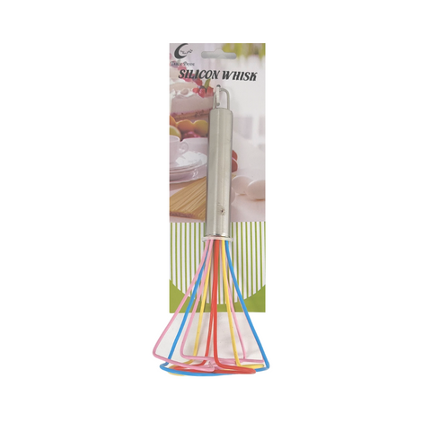 Silicon Whisk With Stainless Steel Handle