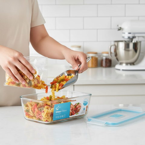 1000ml Airlock Glass Container