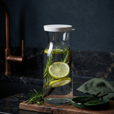 500ml Glass Bottle With White Silicone Lid