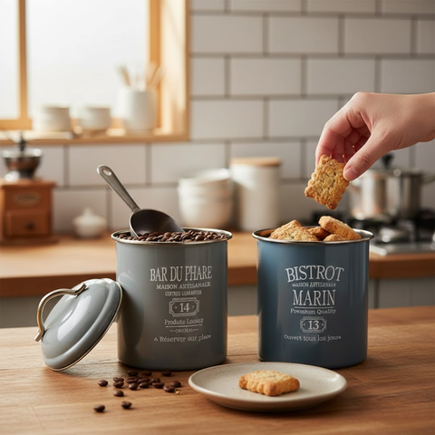 Stainless Steel Storage Container With Lid