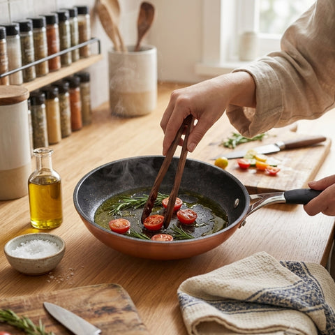 20cm Copper Frying Pan