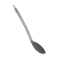 Silicone Solid Spoon With Stainless Steel Handle