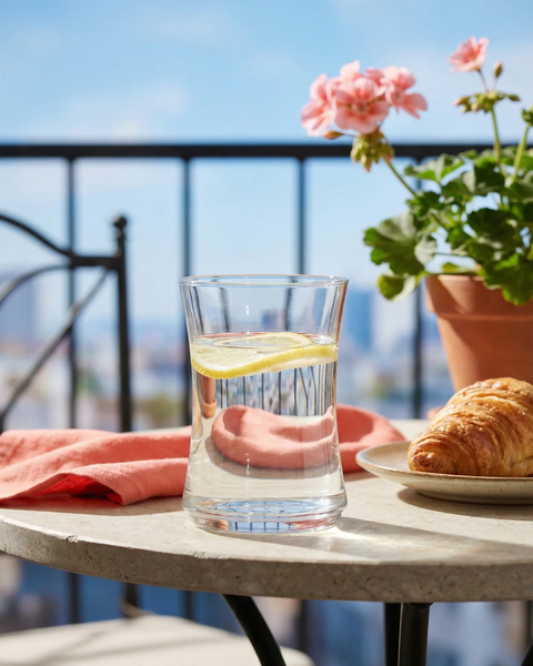 6 Piece 225ml Lune Juice Glass