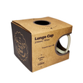 Lungo Tea Cup With Coaster Brown