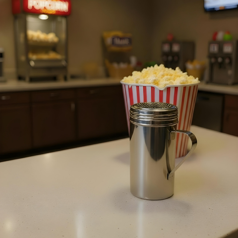 16 Ounce Stainless Steel Shaker With Handle