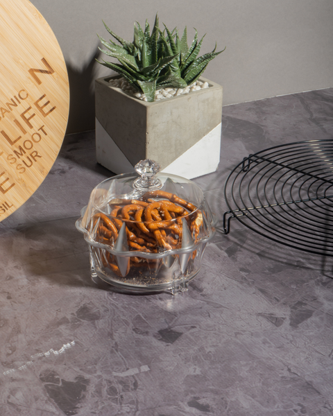 Acrylic Round Clear Snacks Bowl