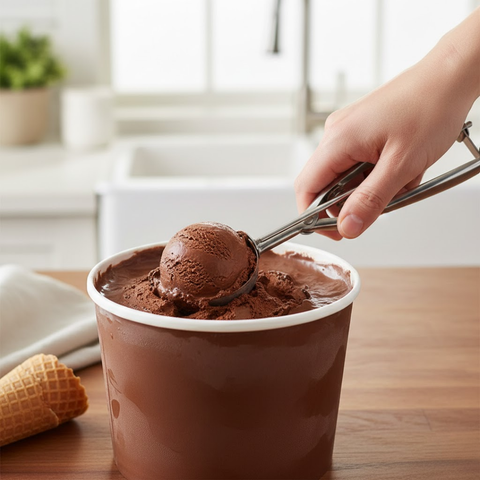 90ml Stainless Steel Ice Cream Scoop