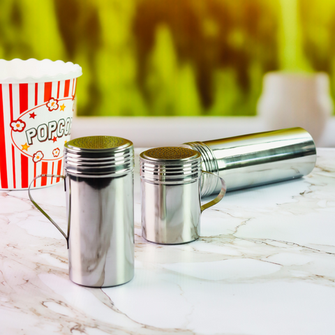 16 Ounce stainless steel shaker with handle