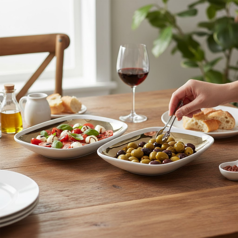 2 Piece Adorn Gold Tray Set