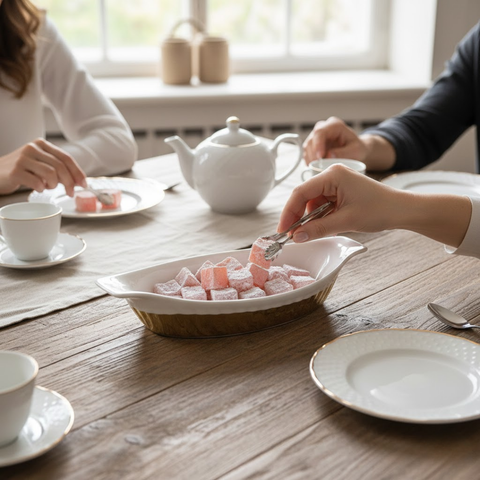 Adorn Gold Serving Dish