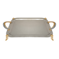 18-10 Stainless Steel Large Tray With Leg 
