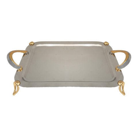 18-10 Stainless Steel Large Tray With Leg 
