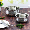 15.7Cm Stainless Steel Handi Hammered Double Wall Bowl