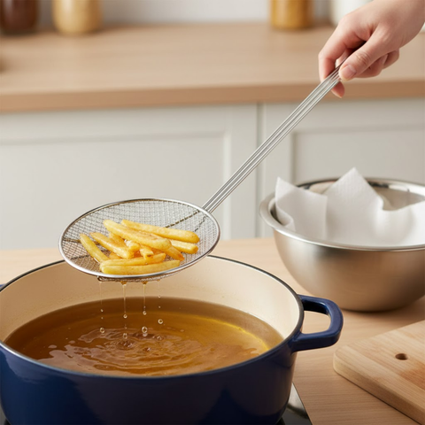 Stainless Steel Large Round Wire Skimmer Mesh