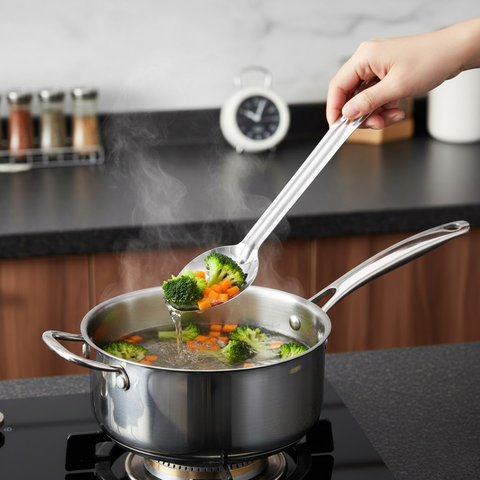 13 Inch Stainless Steel American Slotted Spoon