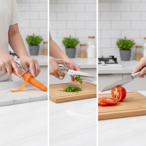 3 Piece Stainless Steel Gadget Set