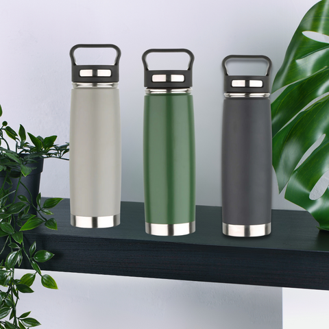 500Ml green stainless steel vacuum bottle