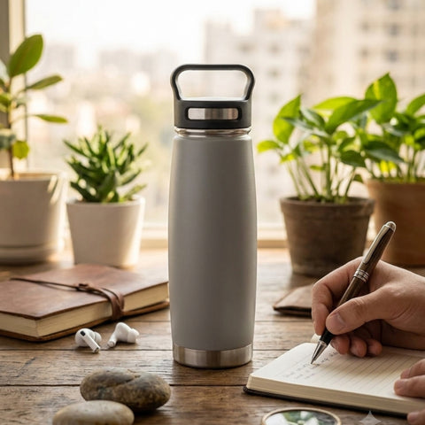 500ml Stainless Steel Vacuum Bottle Grey