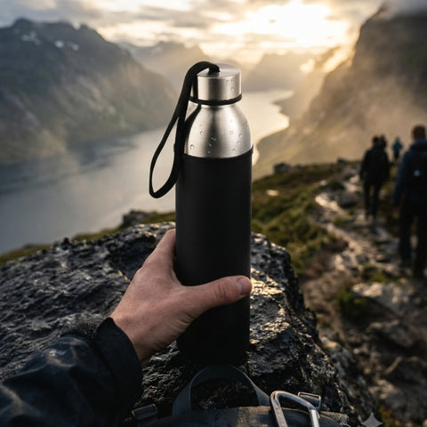 570ml Stainless Steel Vacuum Bottle Black