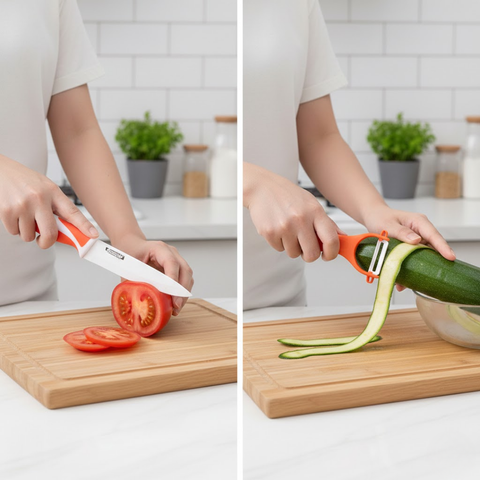 Cera-Bio Peeler and Knife Set