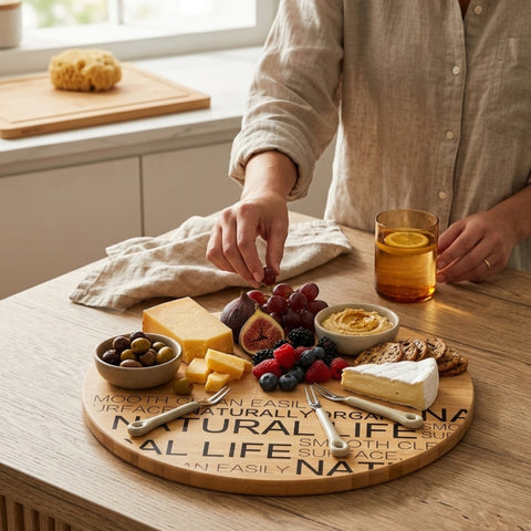 Round Bamboo Cutting Board