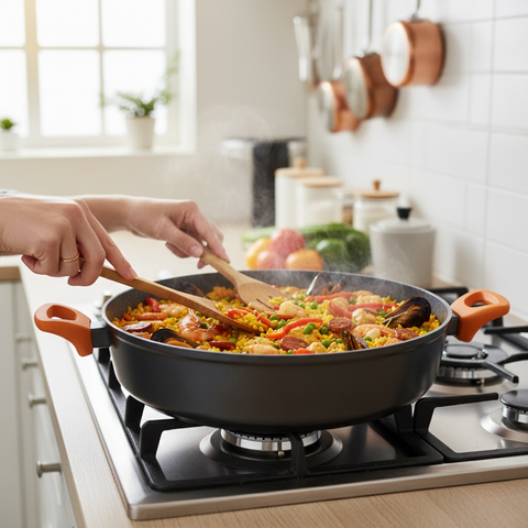 32cm Forged Paella Pan