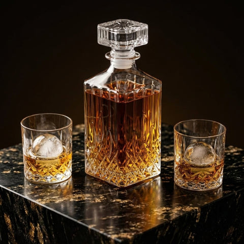 1 Litre Glass Whisky Bottle