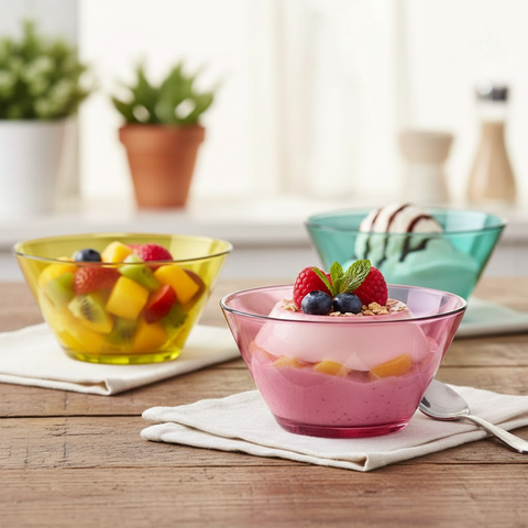 3 Piece 345ml Vega Colour Bowl